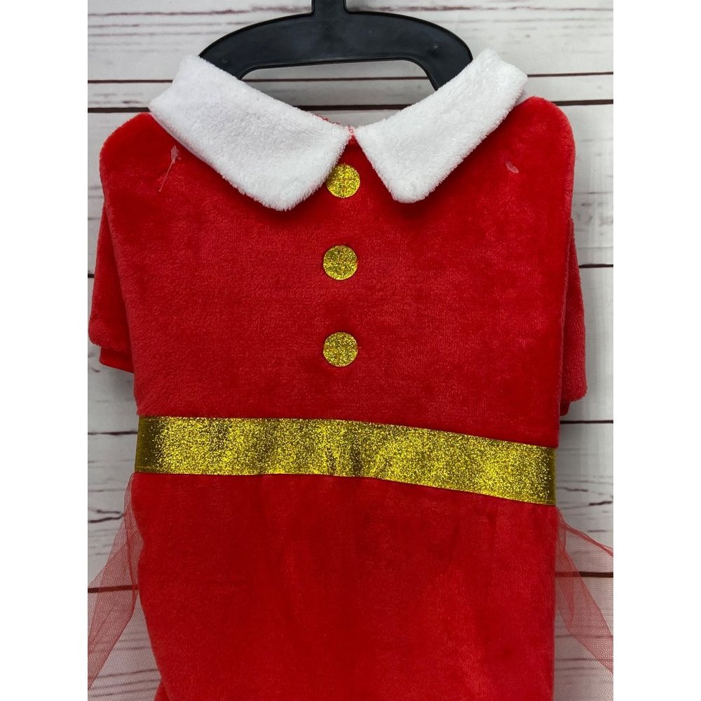 Silverpooch Pet Apparel Christmas Dog Pajamas Pjs Clothes‎ Red Size Medium